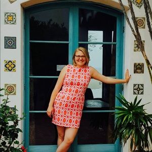Peach patterned summer dress 🍑 👗